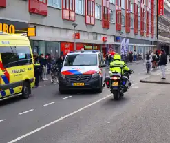 Voetganger gewond bij aanrijding met scooter