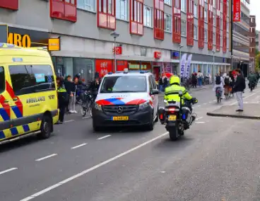 Voetganger gewond bij aanrijding met scooter