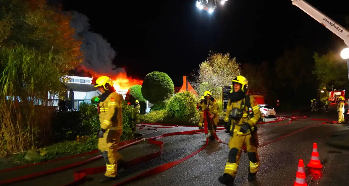 Grote rookontwikkeling bij brand bungalowpark