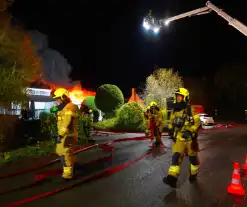 Grote rookontwikkeling bij brand bungalowpark