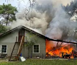 Uitslaande middelbrand in woning