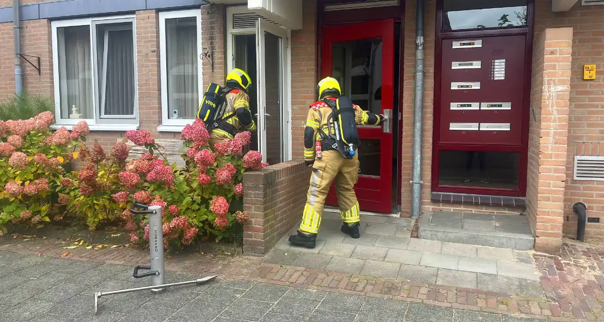 Wierookstokje zorgt voor rookontwikkeling in woning