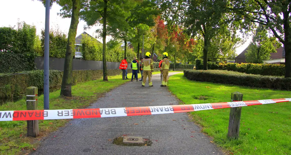 Straat is afgezet door gaslekkage - Foto 4