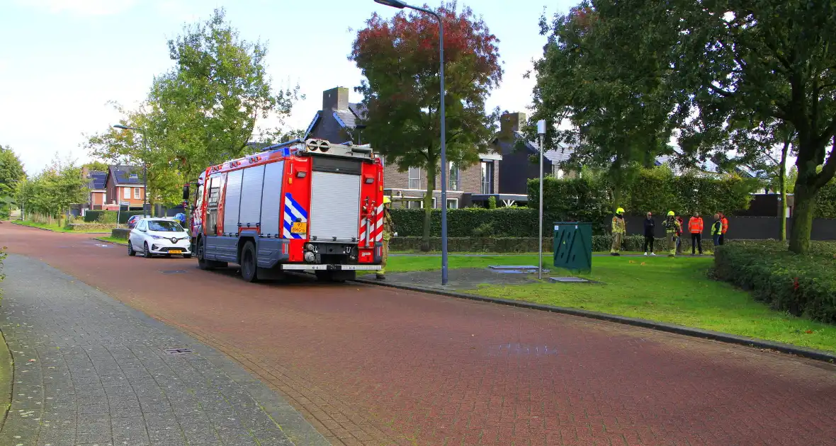 Straat is afgezet door gaslekkage - Foto 5