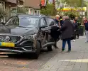 Brommerrijder en automobilist met elkaar in botsing