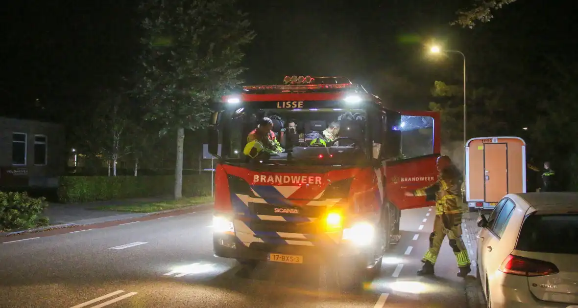 Vuurwerk zorgt voor rookontwikkeling in bouwkeet - Foto 6