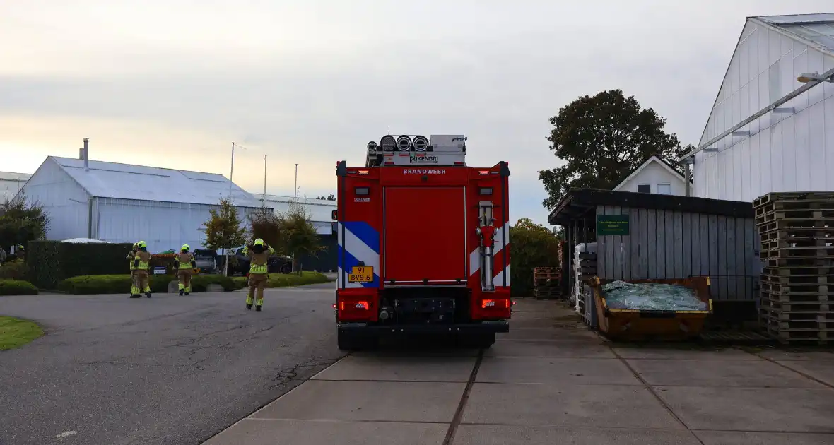 Brandweer ingezet voor gaslekkage bij kas - Foto 5