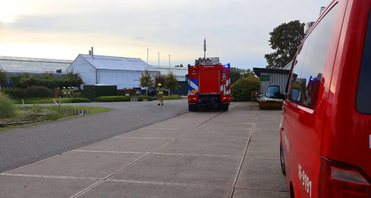 Brandweer ingezet voor gaslekkage bij kas - Foto 6