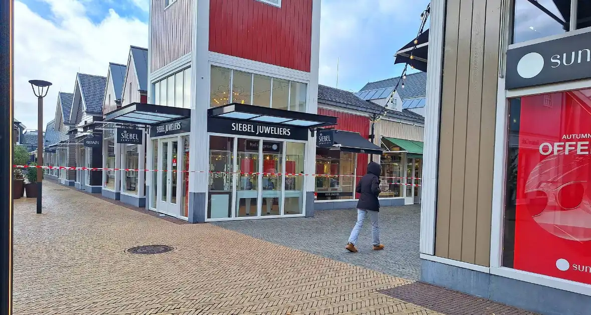 Politie onderzoekt overval op juwelierswinkel