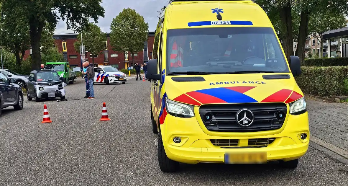 Automobilist rijdt door na aanrijding met brommobiel