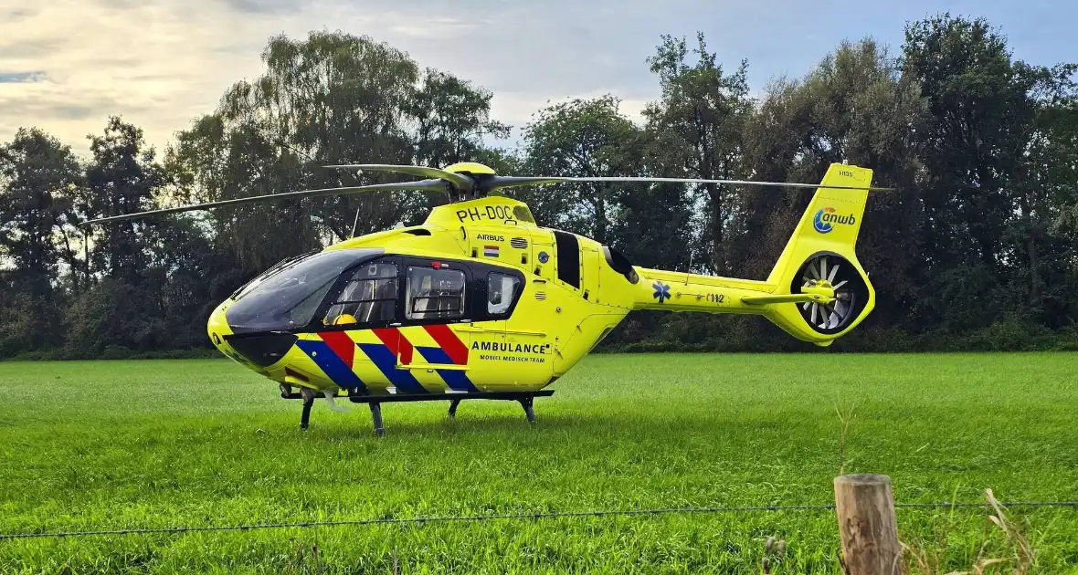 Medische hulp met traumahelikopter en brandweer - Foto 5