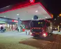 Tankstation ontruimd wegens vreemde lucht