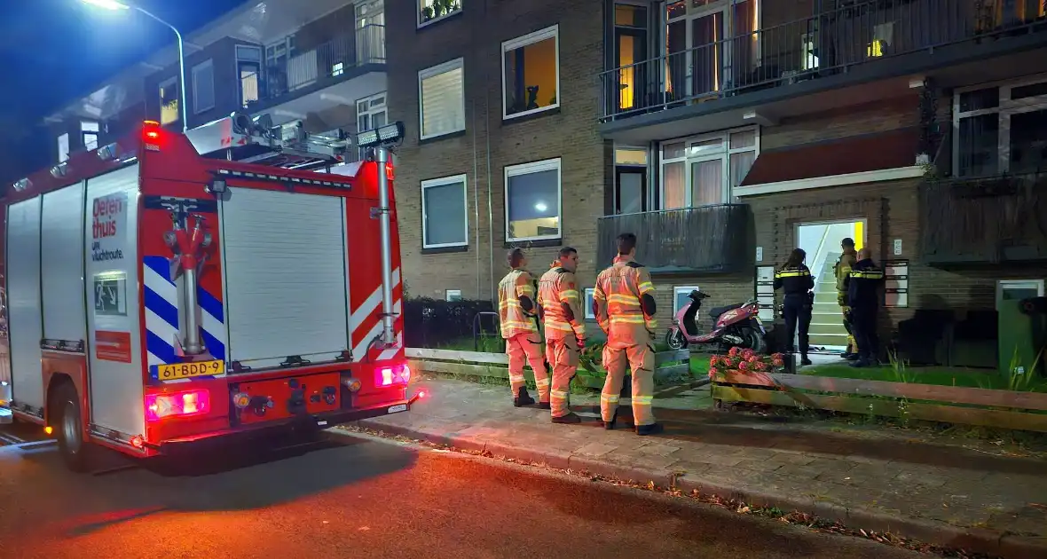 Scooter in berging zorgt voor stankoverlast