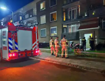 Scooter in berging zorgt voor stankoverlast