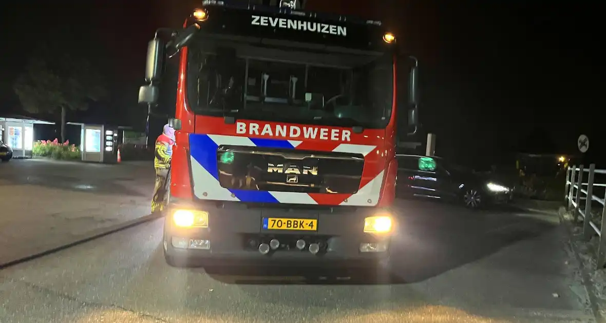 Politie ontdekt brandende container met mest