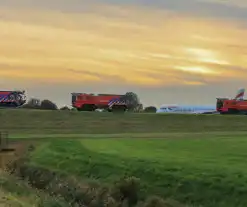 Hulpdiensten massaal ingezet voor noodsituatie op vliegveld