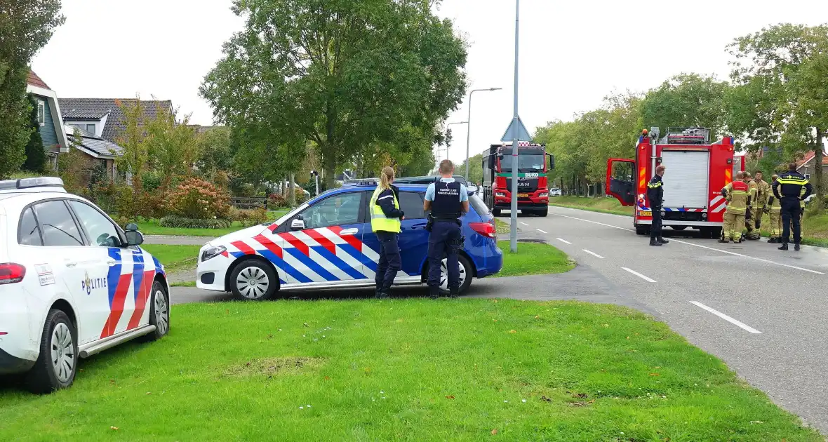 Brand in bestelbus tijden het rijden - Foto 2