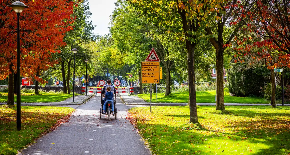 Omleidingen in buurt Hoge Hoven in Nieuwland door wegwerkzaamheden