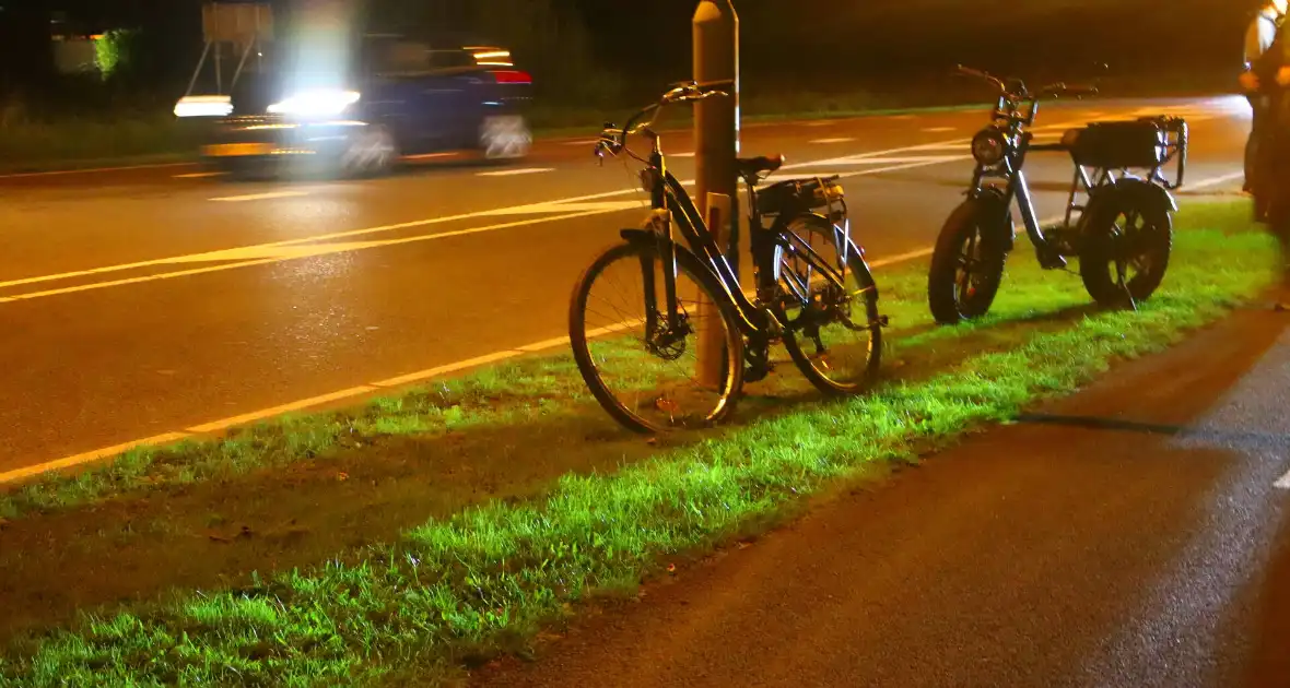 Fatbiker en fietser komen met elkaar in botsing