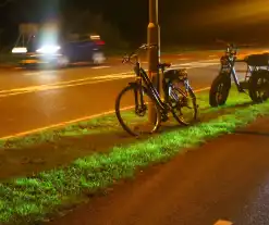 Fatbiker en fietser komen met elkaar in botsing