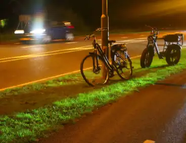 Fatbiker en fietser komen met elkaar in botsing