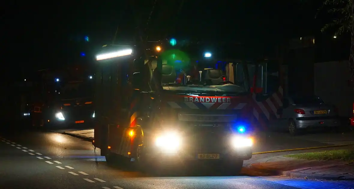 Brand in een gebouw bij een fabriek - Foto 8