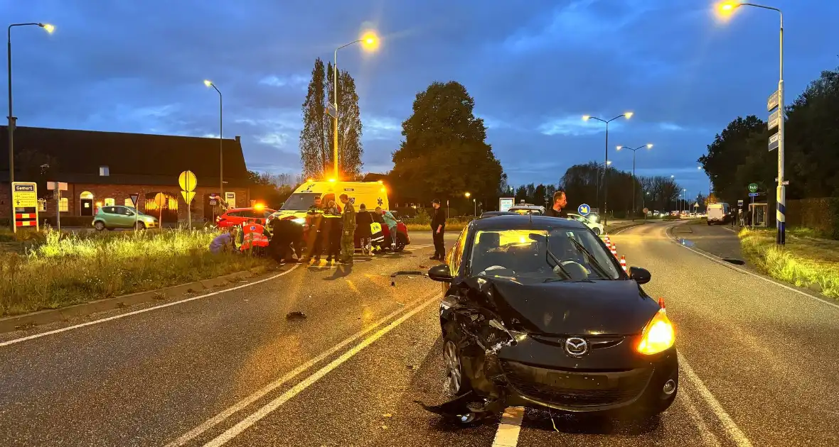 Ongeval veroorzaakt door misverstand bij afslaan