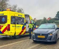 Scootmobiel beschadigd na botsing met auto