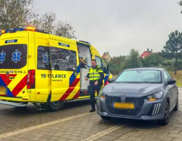 Scootmobiel beschadigd na botsing met auto