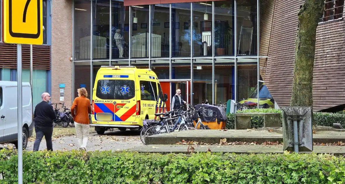 Traumahelikopter ingezet bij Marnix College