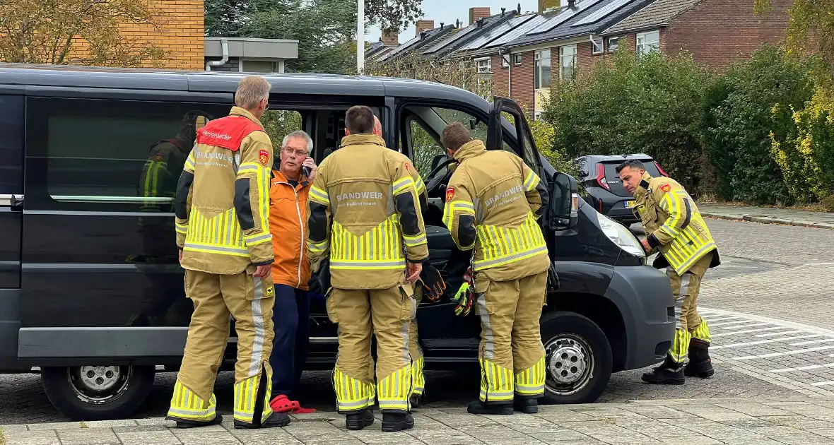 Brand in bestelbus snel onder controle door alertheid bestuurder - Foto 2