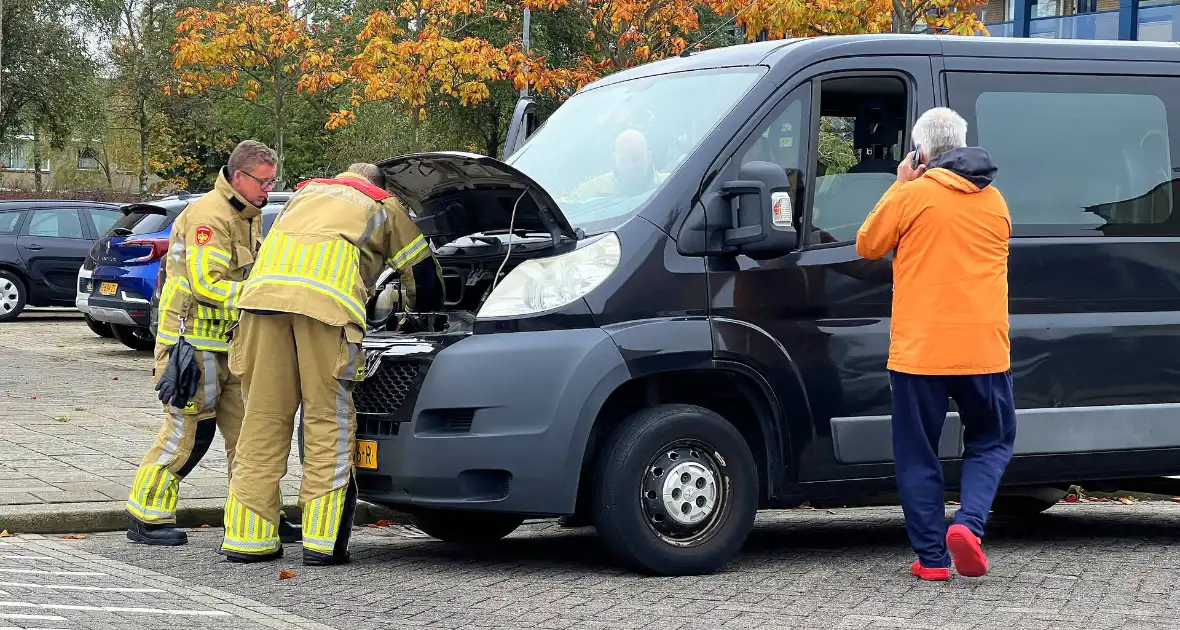 Brand in bestelbus snel onder controle door alertheid bestuurder - Foto 4