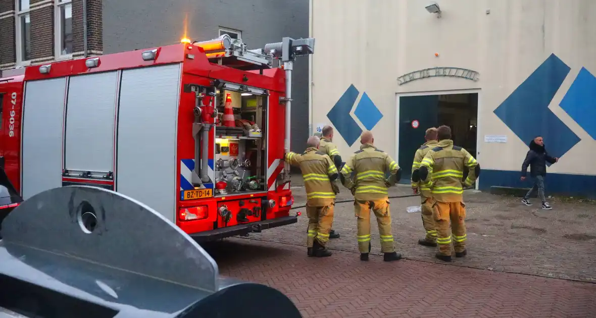 Brand in werkplaats snel onder controle