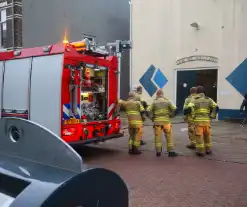 Brand in werkplaats snel onder controle