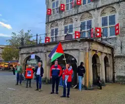 Pro-palestina demonstratie in binnenstad