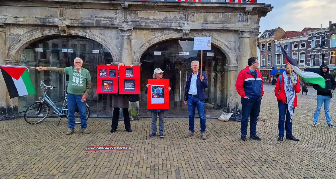 Pro-palestina demonstratie in binnenstad - Foto 2