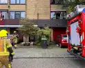 Brand in keuken door pan met olie