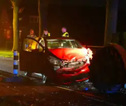 Gewonde bij botsing tussen auto en trekker in Langelo