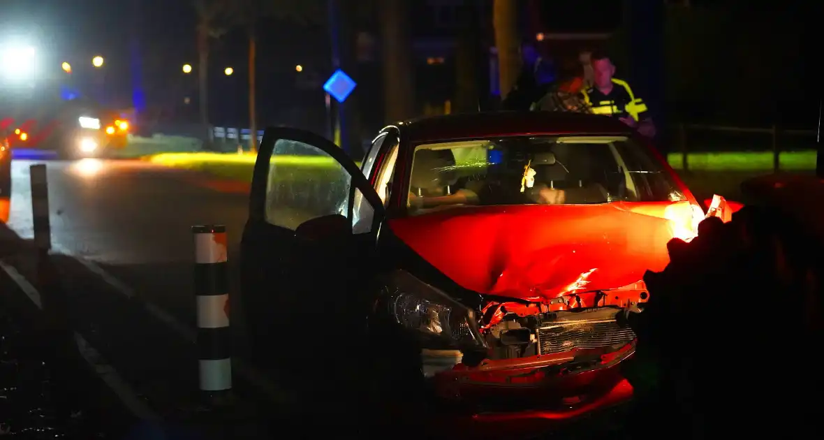 Gewonde bij botsing tussen auto en trekker in Langelo - Foto 1