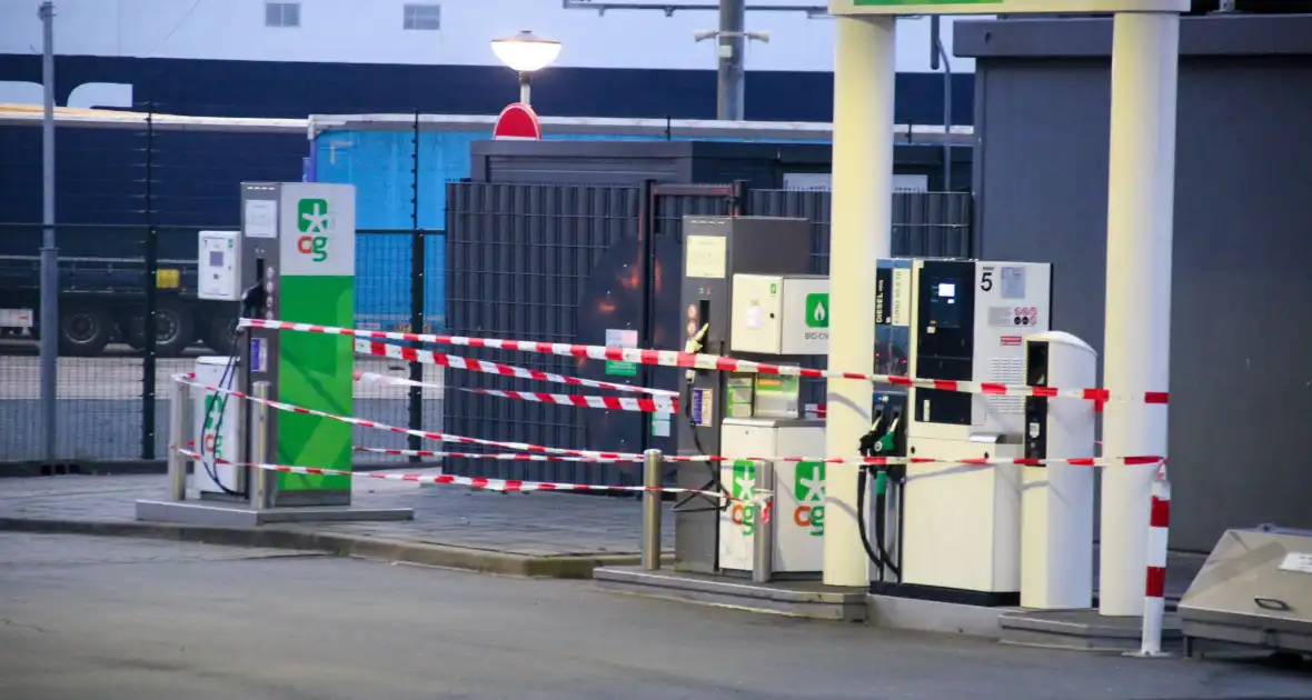 Tankstation afgezet vanwege gaslek bij pomp - Foto 1