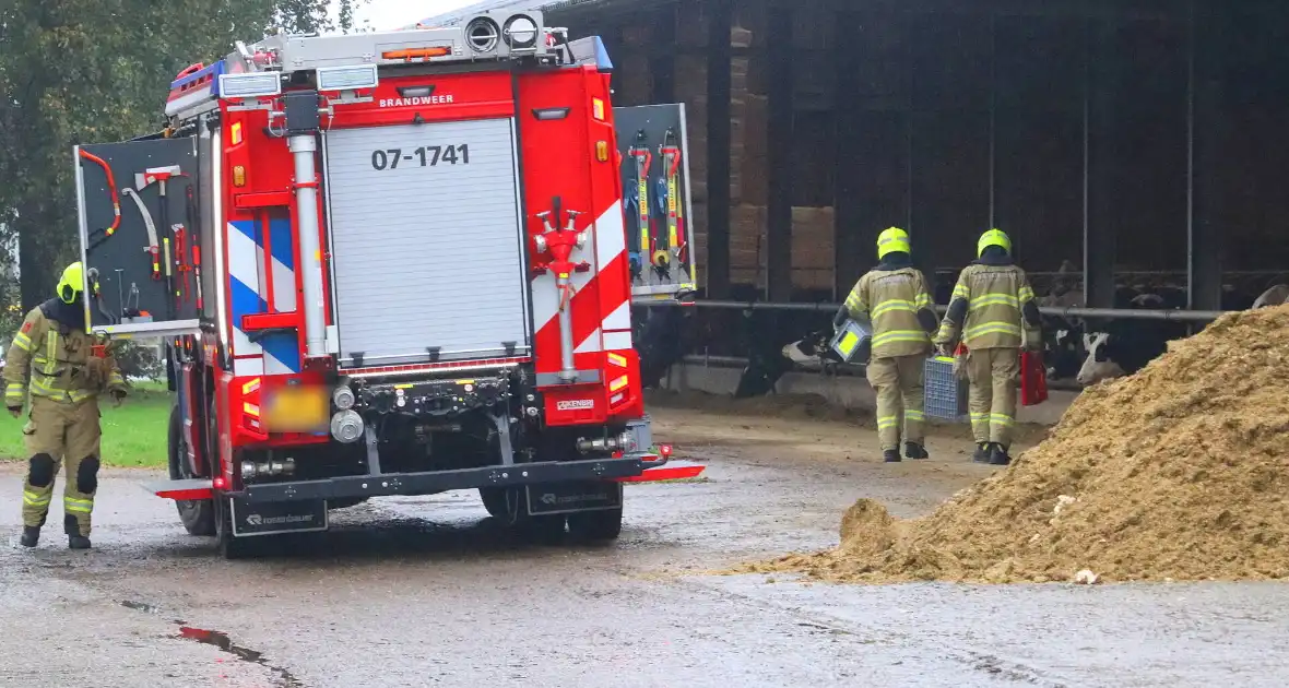 Gedeelte van boerderij afgesloten wegens kuilgas