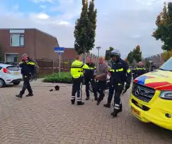 Zwaargewonden bij ongeval in woonwijk