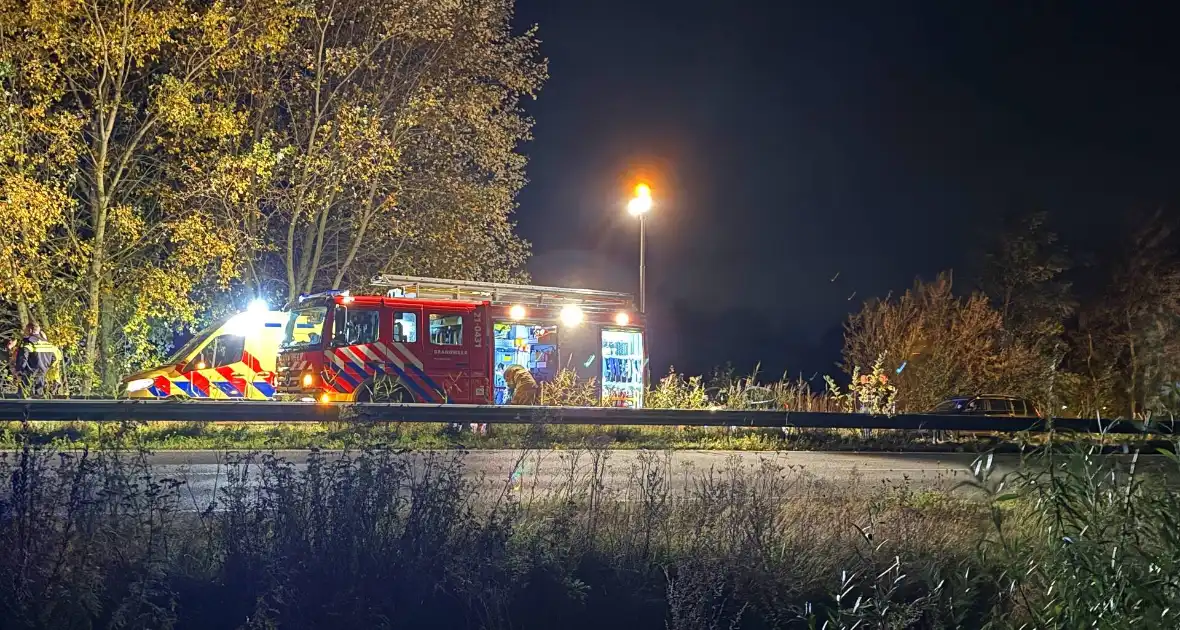 Twee auto's betrokken bij ongeval op snelweg - Foto 1