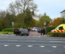 Scooterrijder gewond na ongeval met afslaande auto