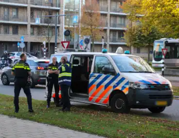 Personenwagen in botsing met tram