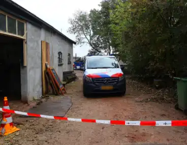 Politie treft cocaïnewasserij aan in caravan