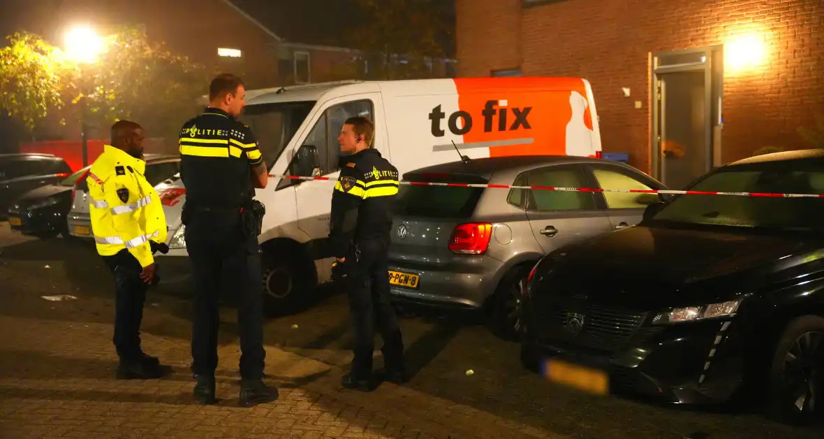 Schade aan voordeur na explosie