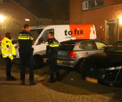 Schade aan voordeur na explosie