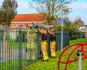 Brandweer redt kind uit boom