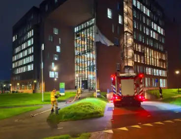 Gebouw ontruimd wegens brand